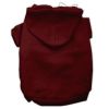 Maroon Blank Pet Hoodies