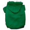 Emerald Green Blank Pet Hoodies