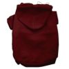 Maroon Blank Pet Hoodies