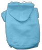 Baby Blue Blank Pet Hoodies