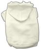 Cream Blank Pet Hoodies