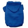 Blue Blank Pet Hoodies