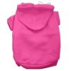 Bright Pink Blank Pet Hoodies