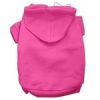 Bright Pink Blank Pet Hoodies