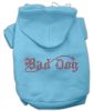 Baby Blue Bad Dog Rhinestone Hoodies
