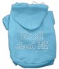 Baby Blue It's All About Me Rhinestone Hoodies