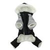 Ruffin It Dog Snowsuit Harness - Black and Gray
