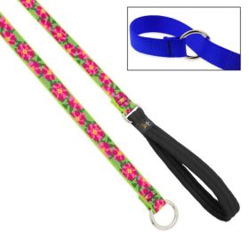 Petunias Slip Leash (Size: 6ft, 3/4in)